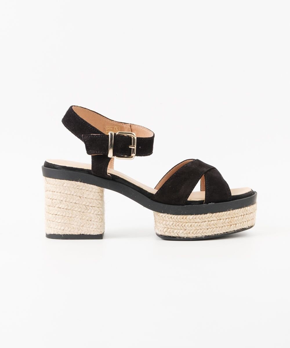 gaimo 【GAIMO/ガイモ】クロスストラップ プラットフォームサンダル/MANU 