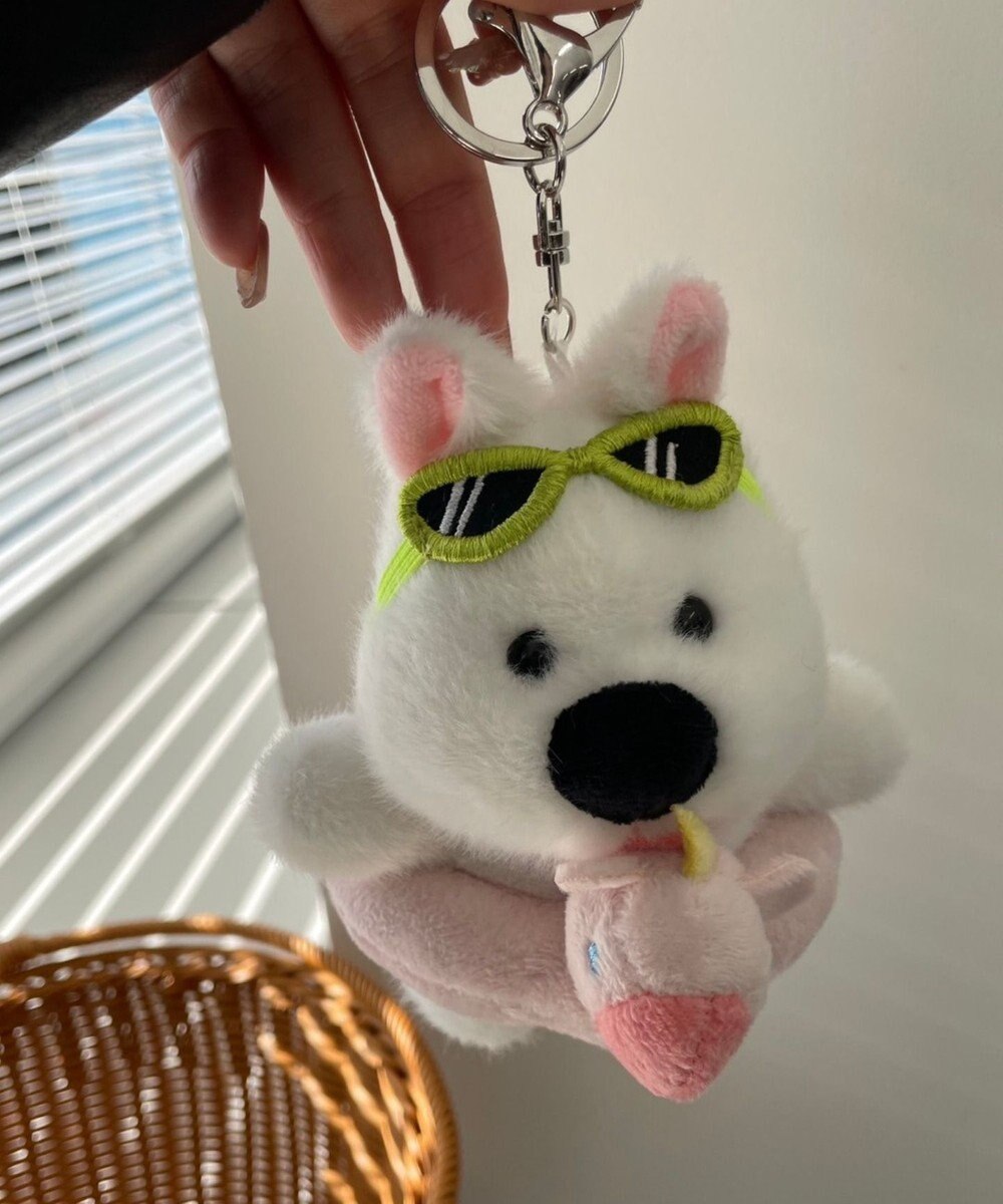 WEGO バカンスわんこぬいぐるみキーホルダー 