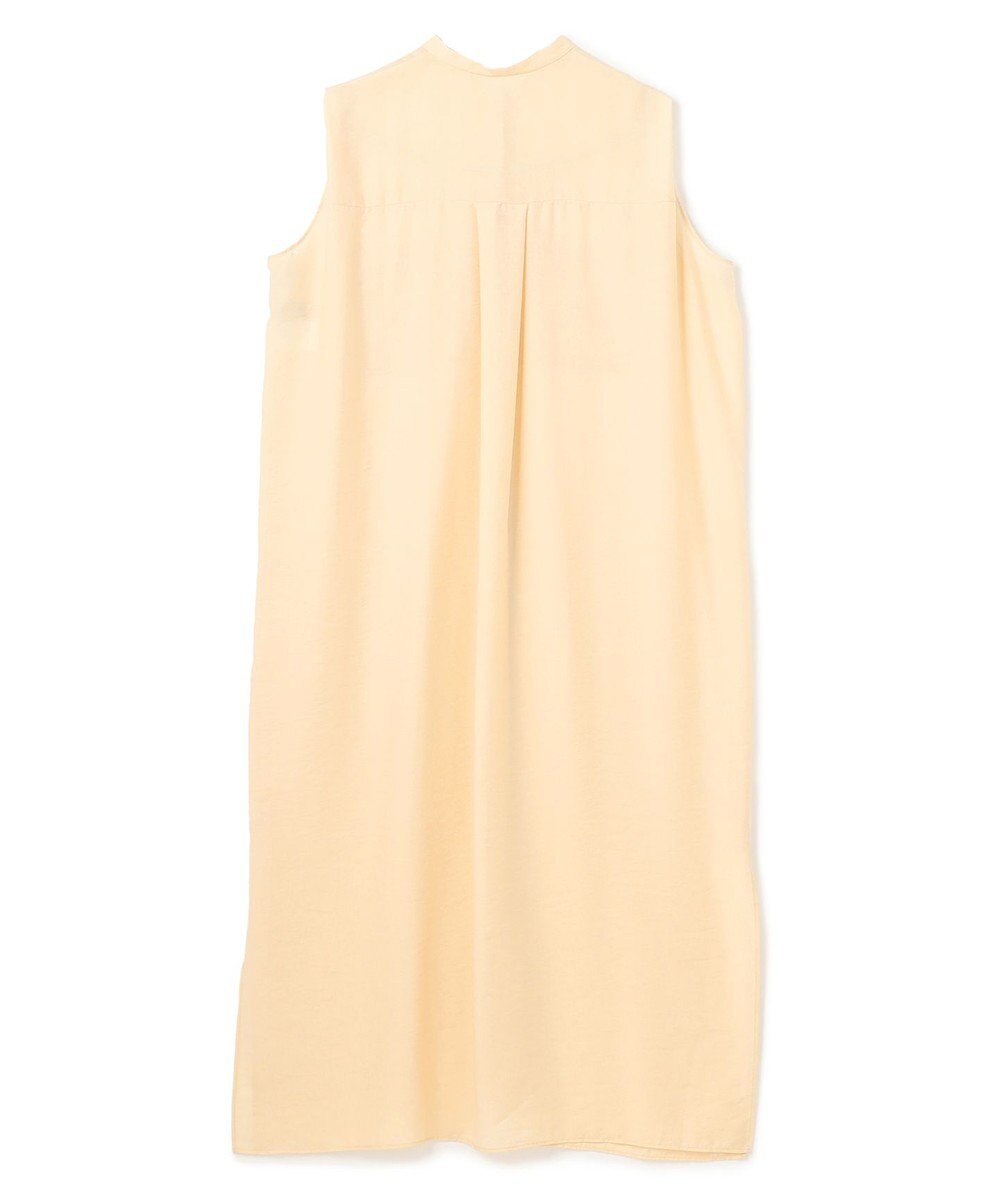 UNFILO シアーサテン ロングシャツワンピース 