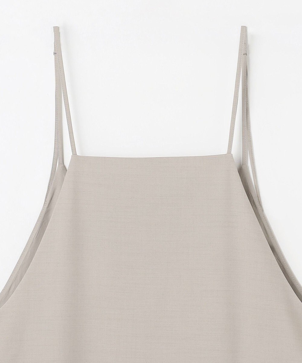 ANY L 【洗濯機可/セットアップ可/UVケア/速乾/イージーケア】サラサラテックリネンキャミソールワンピース 