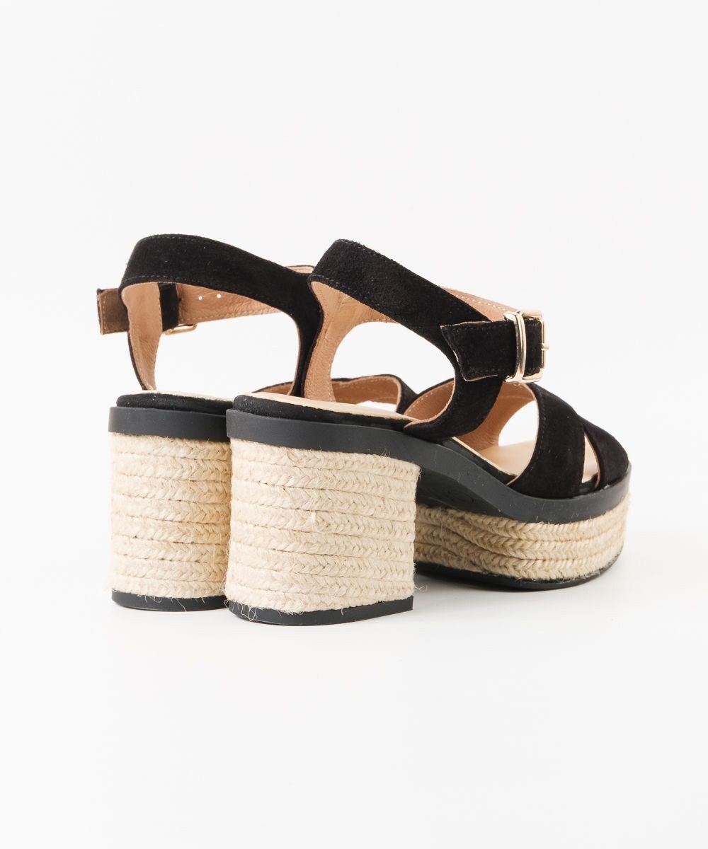 gaimo 【GAIMO/ガイモ】クロスストラップ プラットフォームサンダル/MANU 