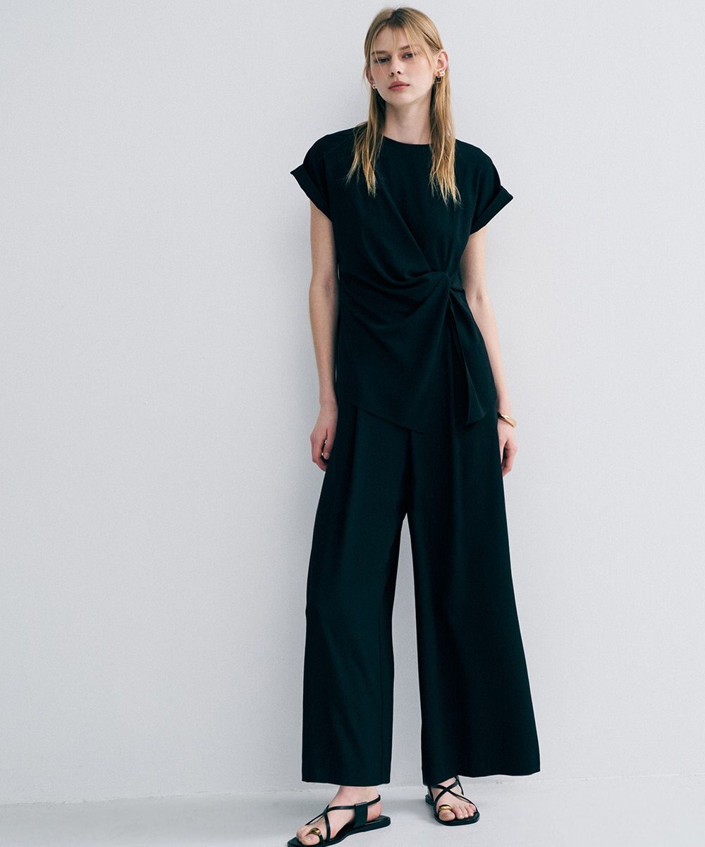 uncrave バックサテンジョーゼット オールインワン 