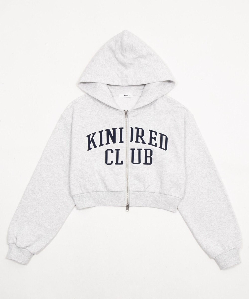 WEGO グラフィックショートZIPパーカー 