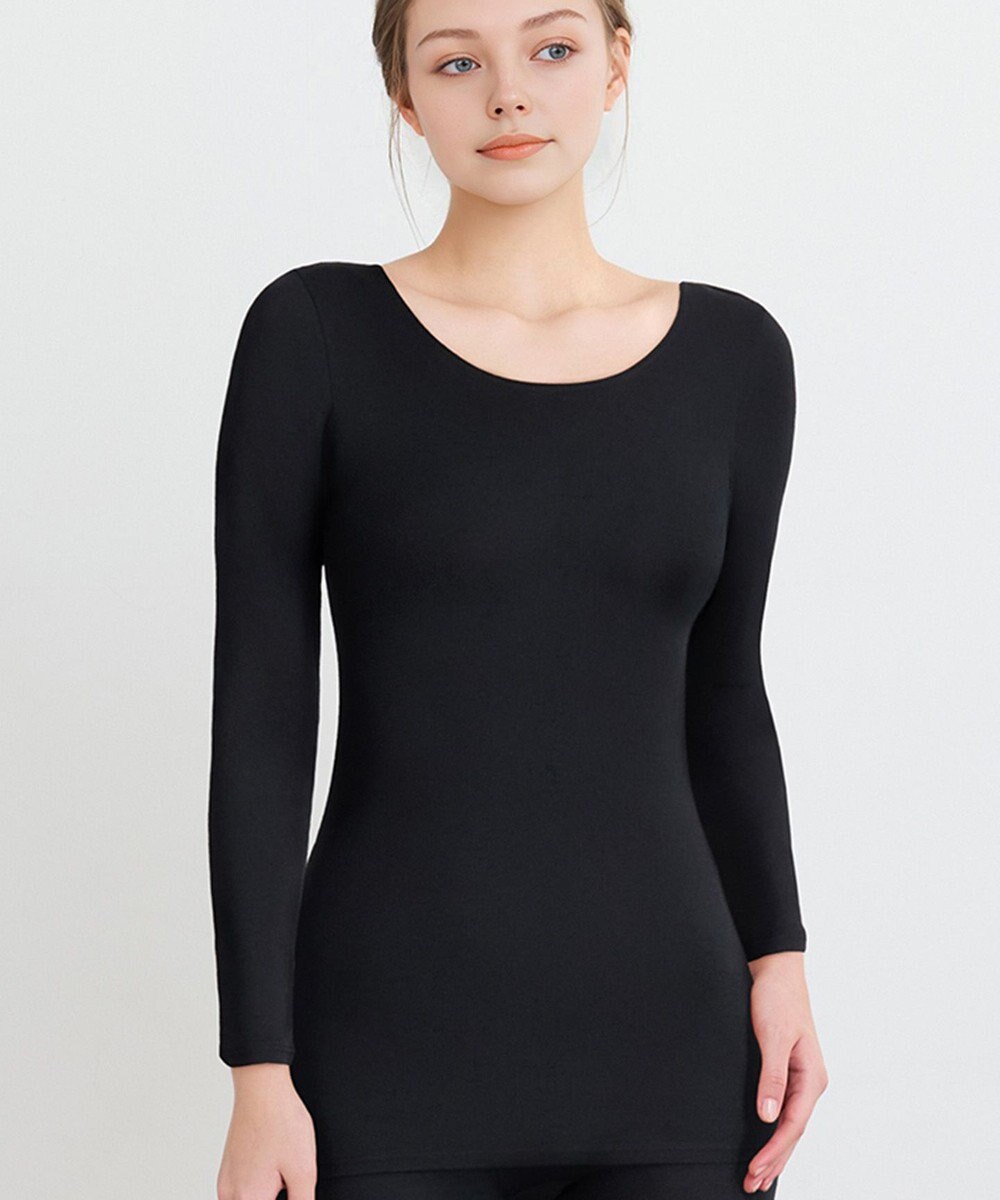 WACOAL あったかインナー 【ふんわりあったか】 8分袖 長袖 ネック浅め 天綿オーガニックを使用 あたたかい ムレにくい しなやかでやわらかい レディース CLD311 /ワコール 