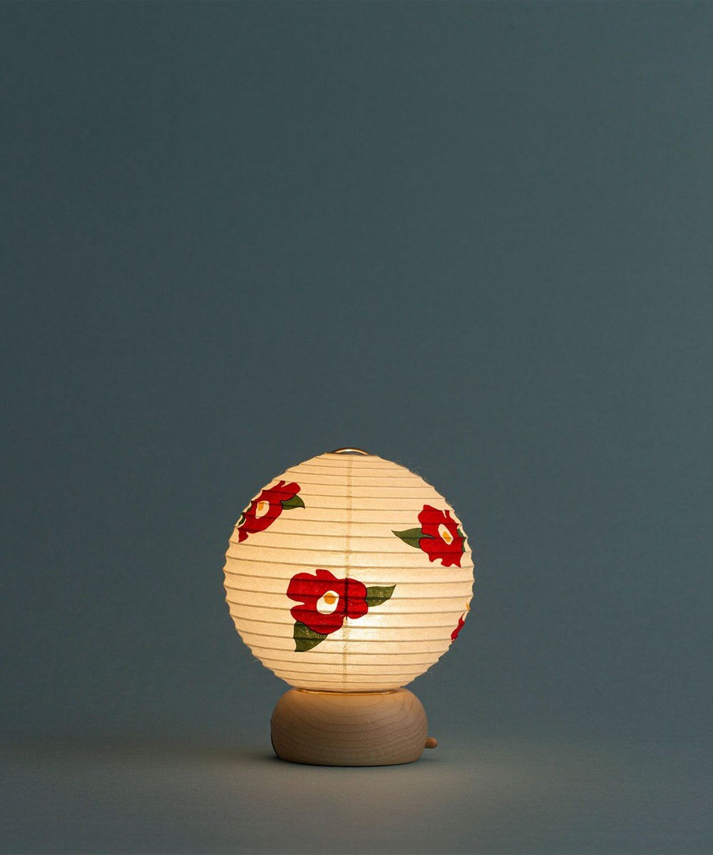 ちょうちん堂 【きもち】KAGAYAKI 椿 ちょうちん ライト 