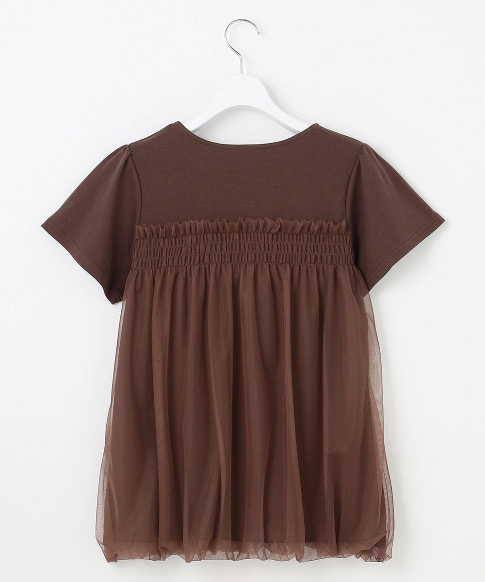 Feroux 【汗ジミが目立たない・洗える】バルーンチュール Tシャツ 