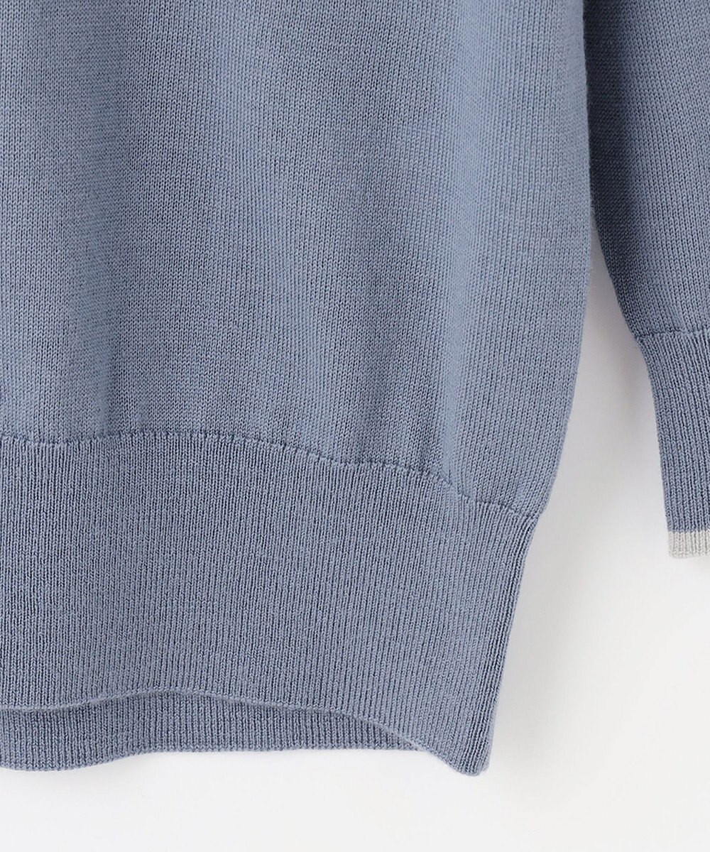 J.PRESS LADIES 【洗える】トリムツイン ニット 