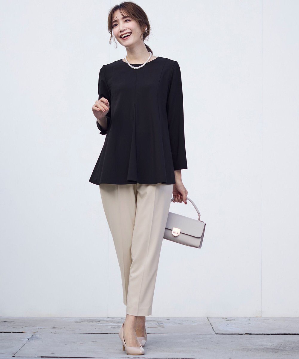 ANY SIS L 【洗える】セレモニーダブルクロス ブラウス 