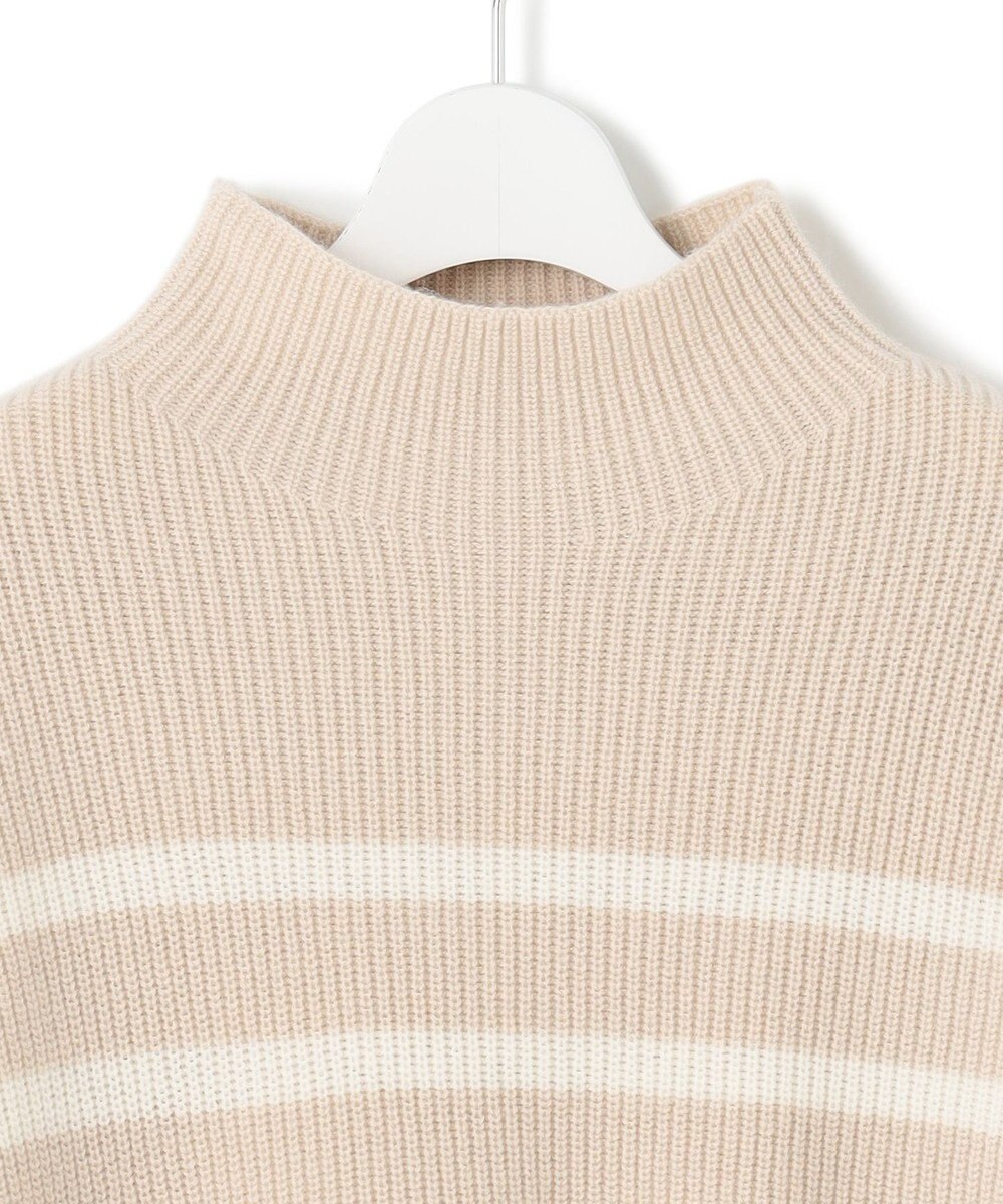 23区 S 【Oggi2月号掲載/洗える】ウールカシミヤ ボーダー ニット 