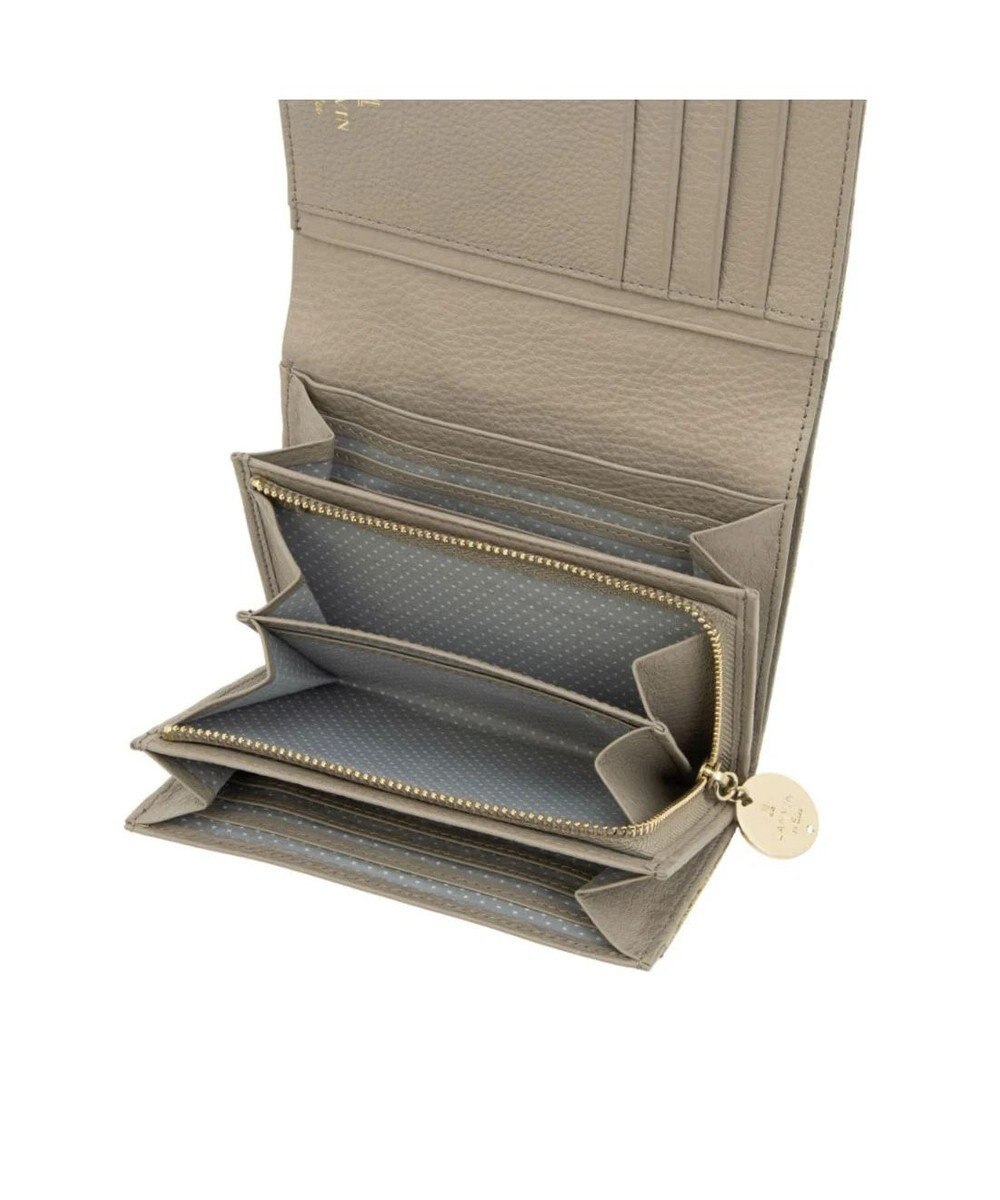LANVIN en Bleu メラニー 二つ折り中Lファスナー財布 