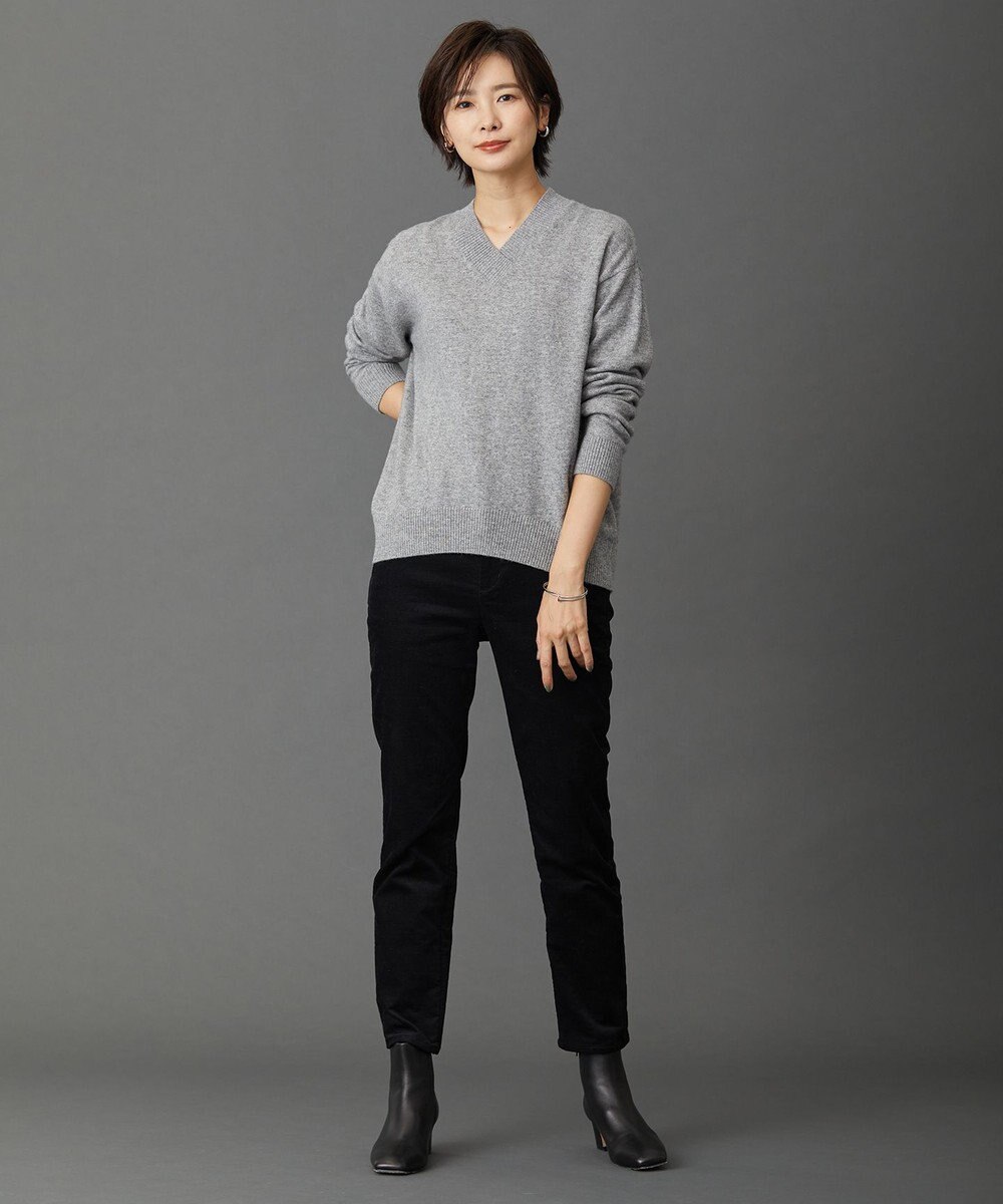J.PRESS LADIES L 【洗える・WEB限定カラーあり】CASHMERE BLEND Vネック ニット 