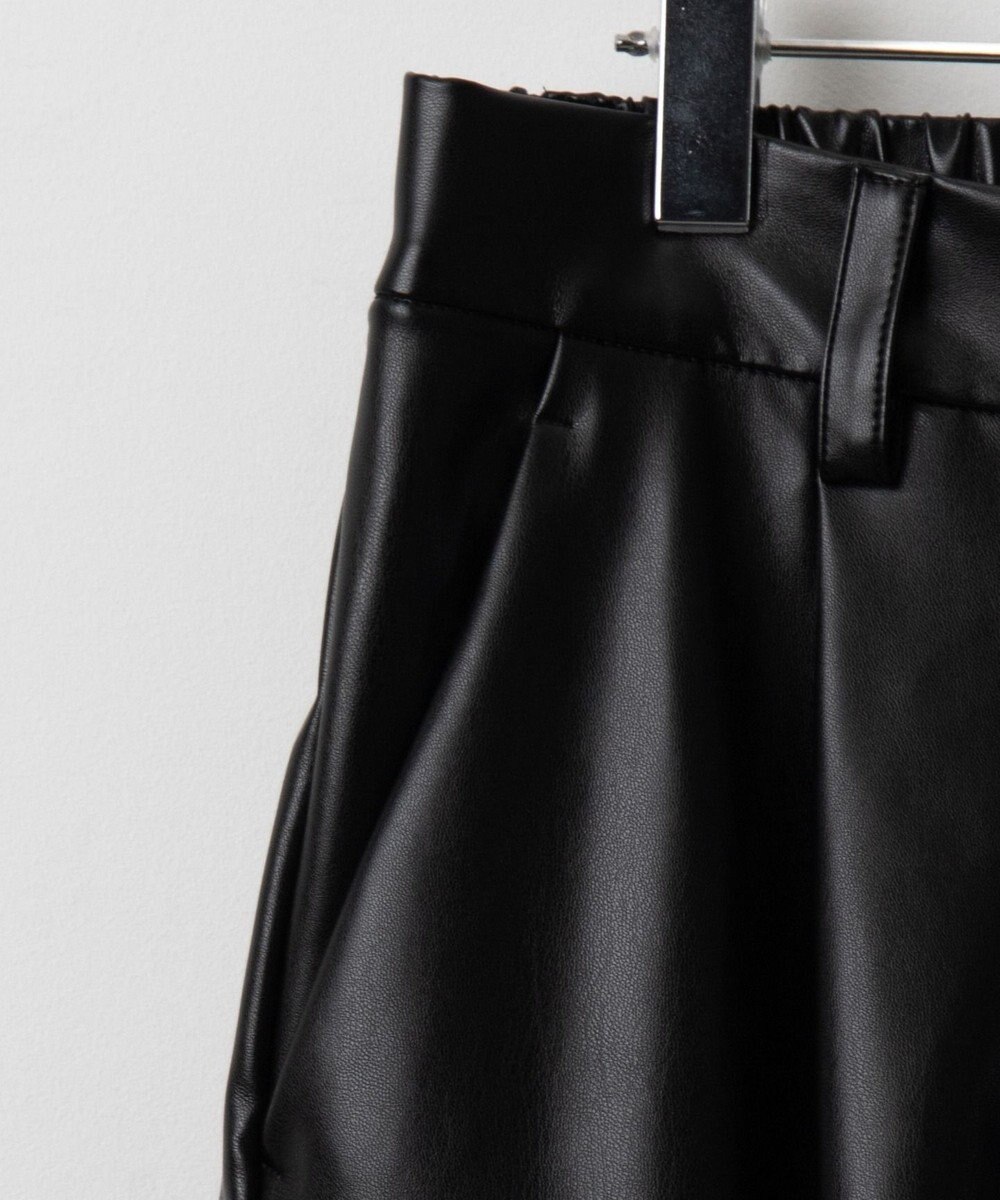 WEGO 【ユニセックス着用ITEM】エコレザーカーゴスラックス 