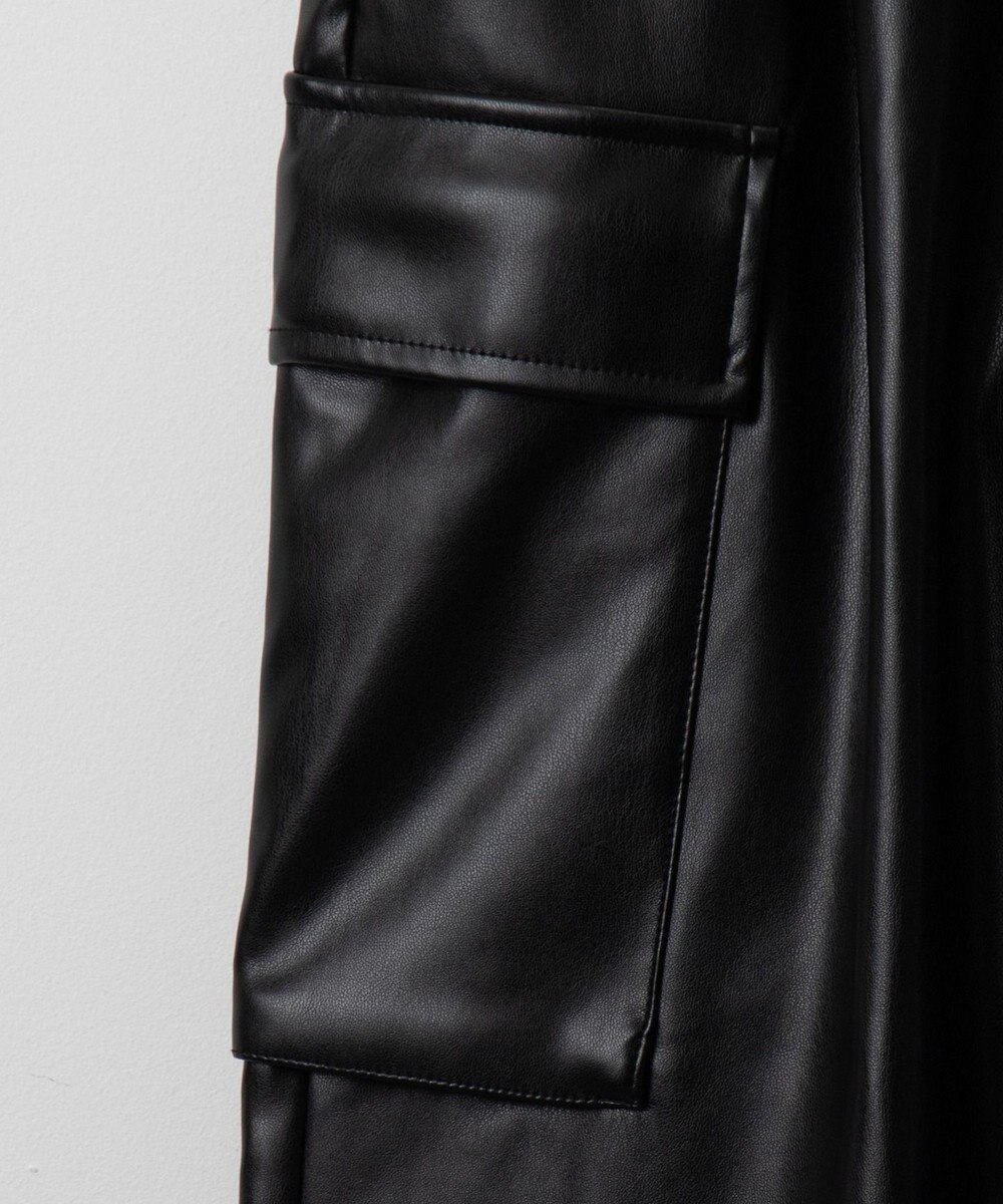 WEGO 【ユニセックス着用ITEM】エコレザーカーゴスラックス 