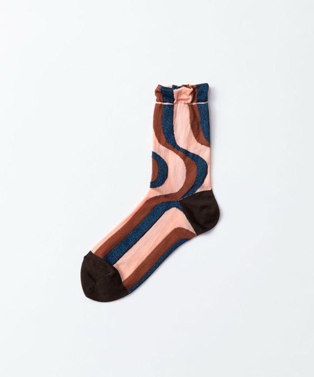 TRICOTE WAVE STRIPE SOCKS／ウェーブストライプソックス 