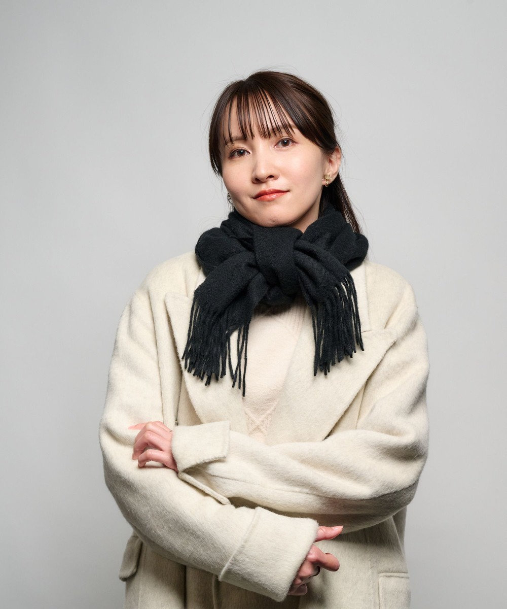 MOONBAT プラスムーンバット (+moonbat) カシミヤ100％無地マフラー 洗える 190㎝×30㎝ 