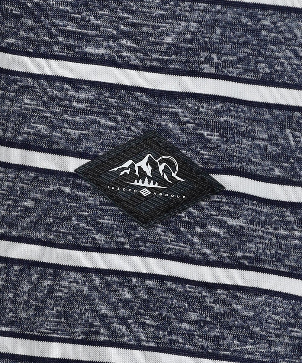 JOSEPH ABBOUD MOUNTAIN クールスキンボーダー Ｔシャツ 
