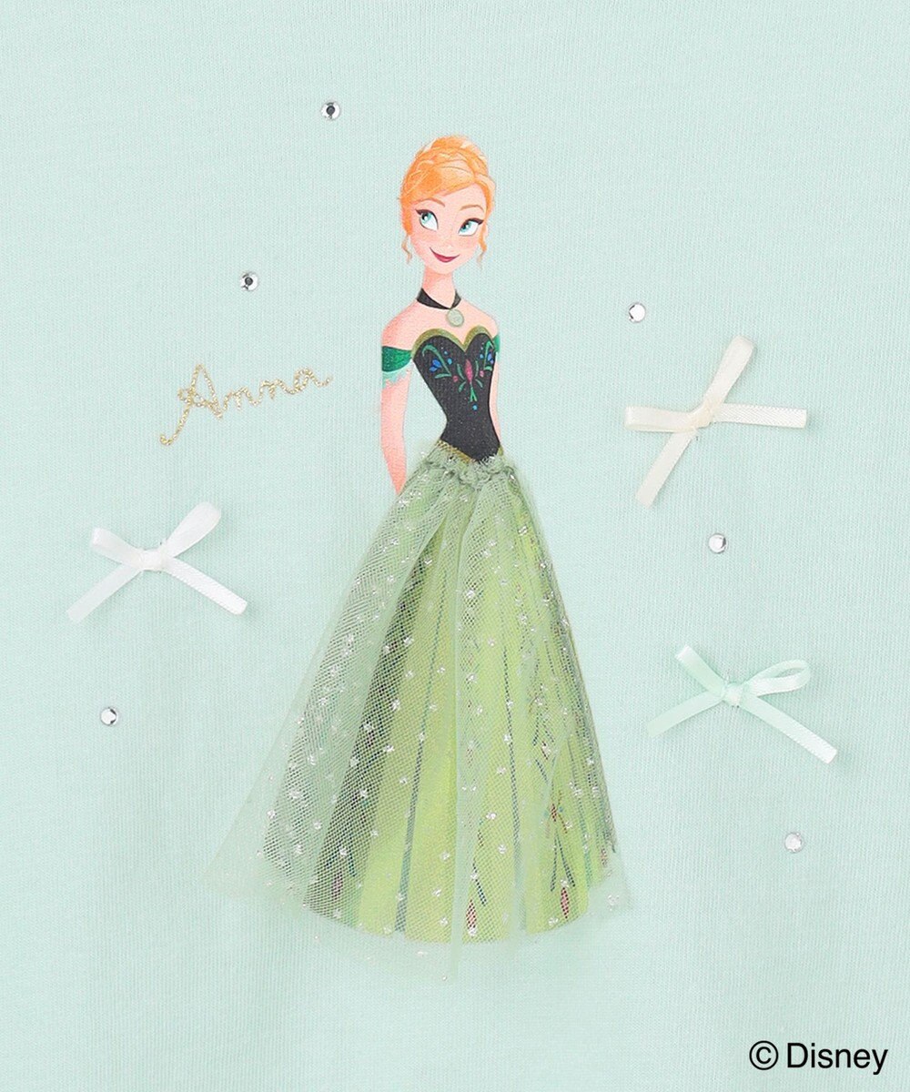 ANY KIDS 【ディズニー/FROZEN】【綿100%】袖チュール Tシャツ 