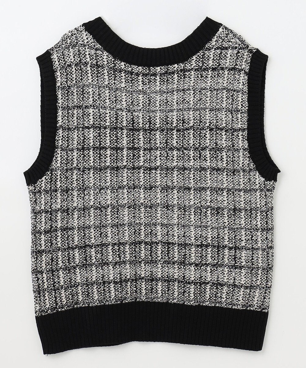 ANY L 【洗濯機可】ツイーディベスト 