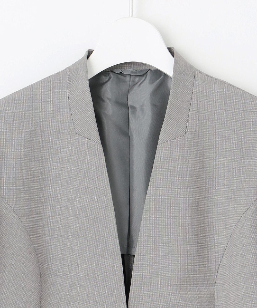 J.PRESS LADIES L 【セットアップ対応】BAHARIYE2 ノーカラー ジャケット 