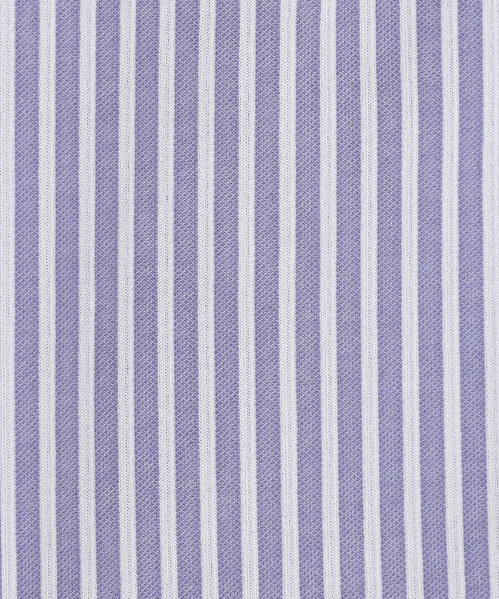 J.PRESS LADIES L 【WEB限定・洗える】ストライプジャージー フレア カットソー 