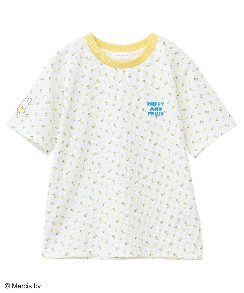 Green Parks ｍｉｆｆｙ／フルーツプリントワッフルＴシャツ 