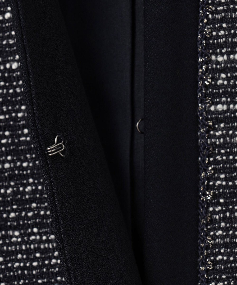 ANY SIS S リップルボーダーストレッチ ジャケット 