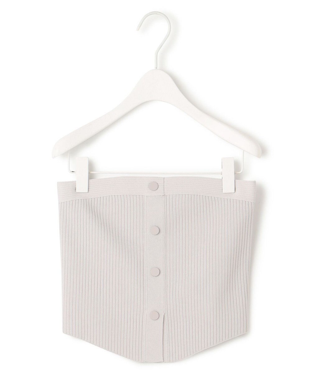 ICB L 【洗える】ハイゲージスムース ニットビスチェ 