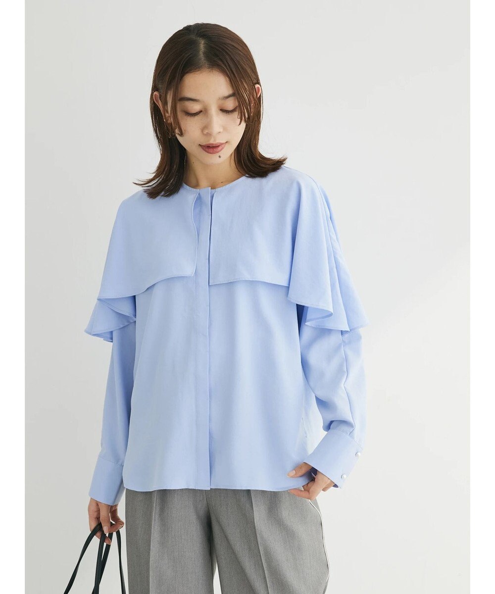 Green Parks ケープ風ブラウス 