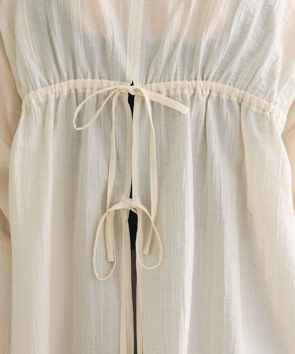 Green Parks バックシャンバンドカラーシャツ 