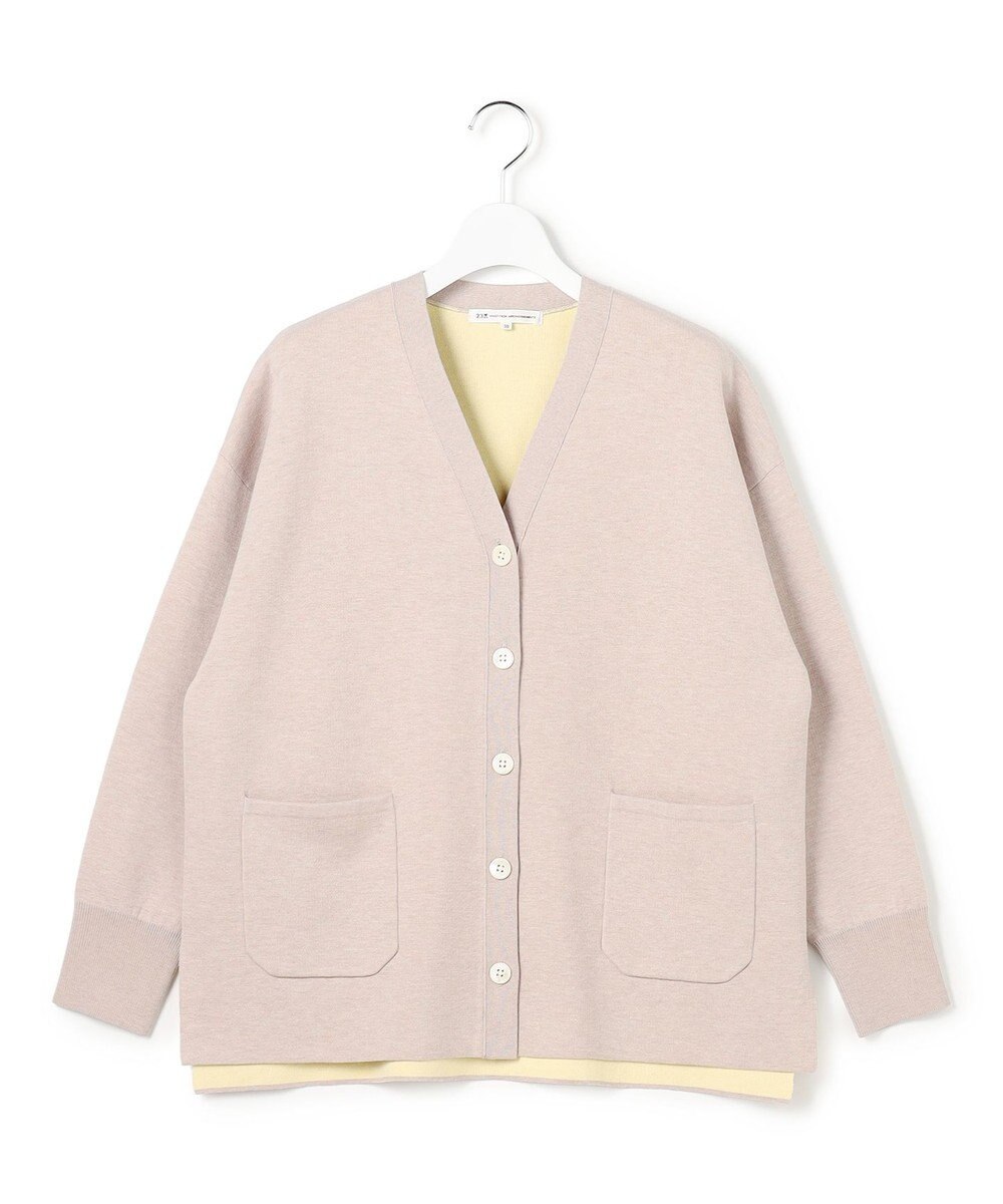 23区 【先行予約】バイカラーダブルフェイス ニット カーディガン 