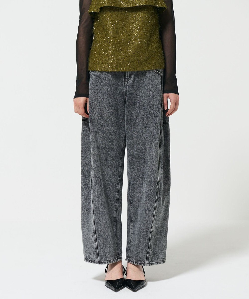 GRACE CONTINENTAL エッグラインデニムパンツ 