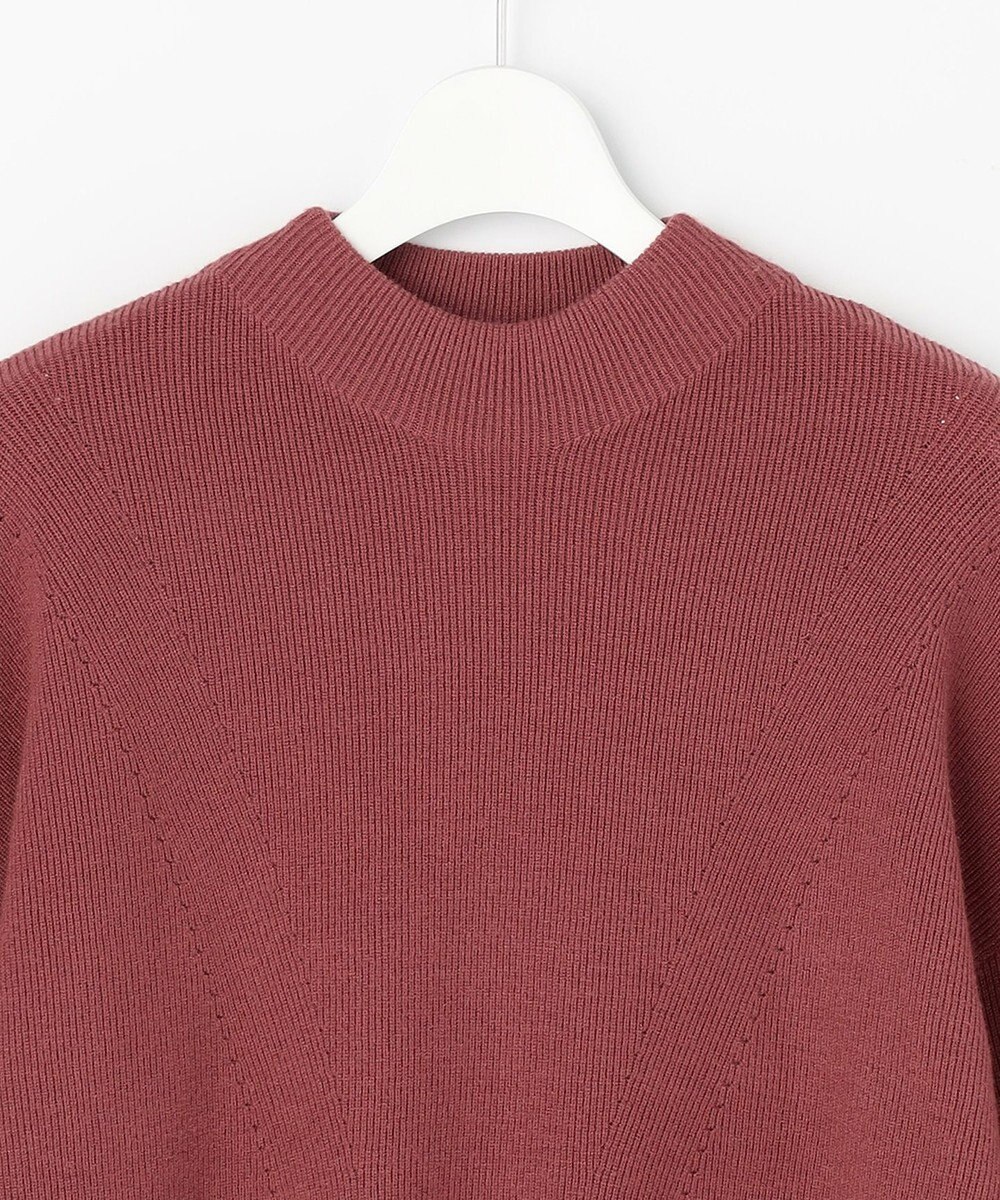 ANY SIS CICA加工 ビューティ畔ボトルネック ニット 