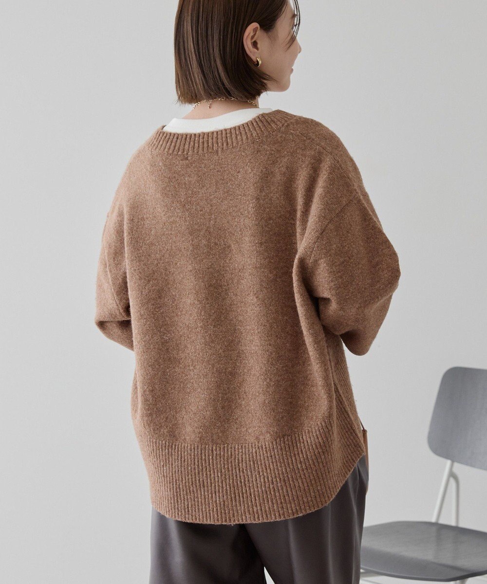 AMERICAN HOLIC ワイドリブVネックプルオーバー 