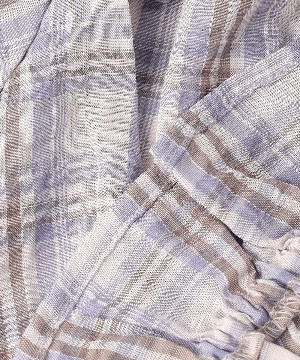 ANY KIDS 【洗濯機可能】2WAY チェックブラウス 