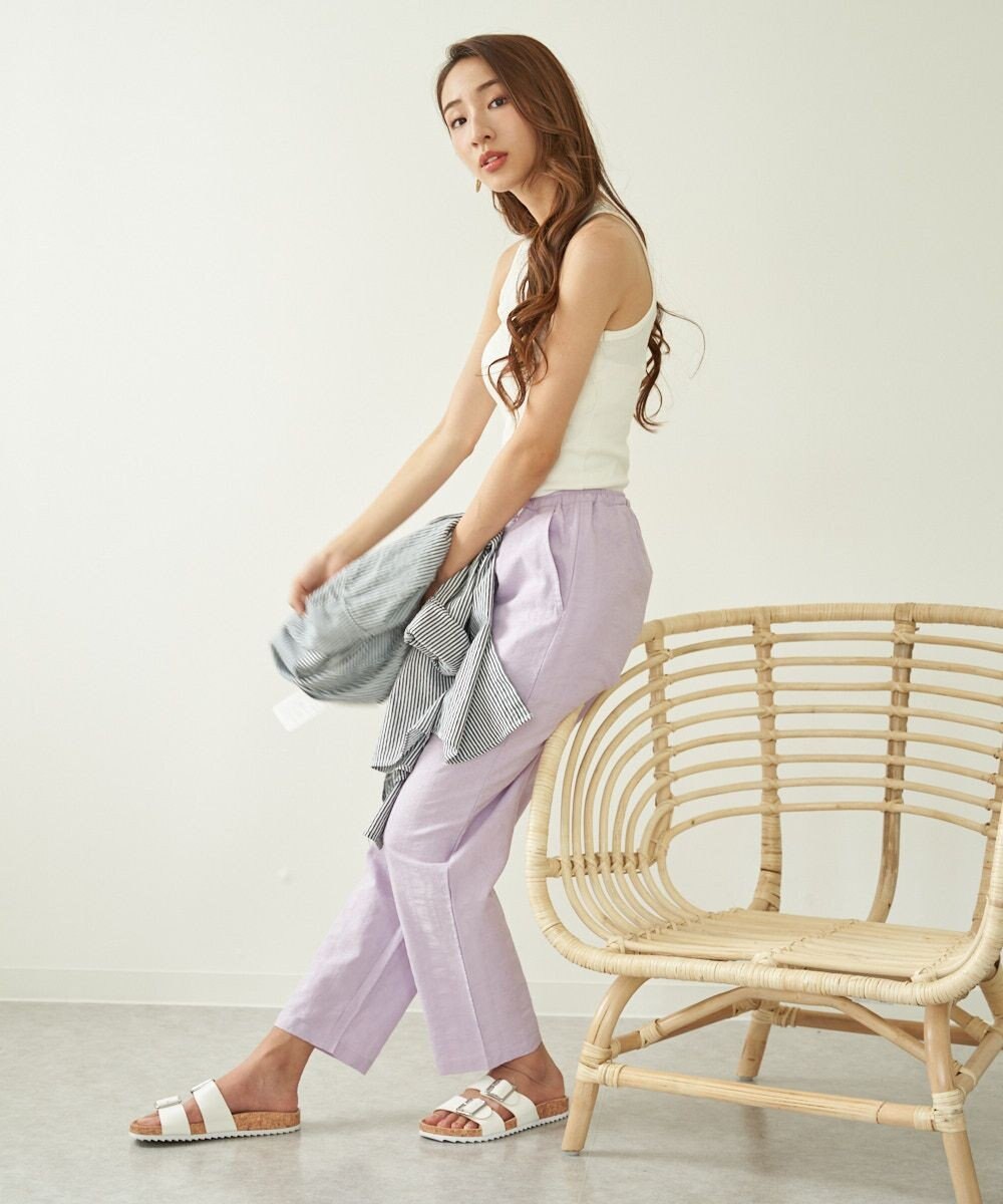 OP／FILA 【OP】ジャガード織ロングパンツ 