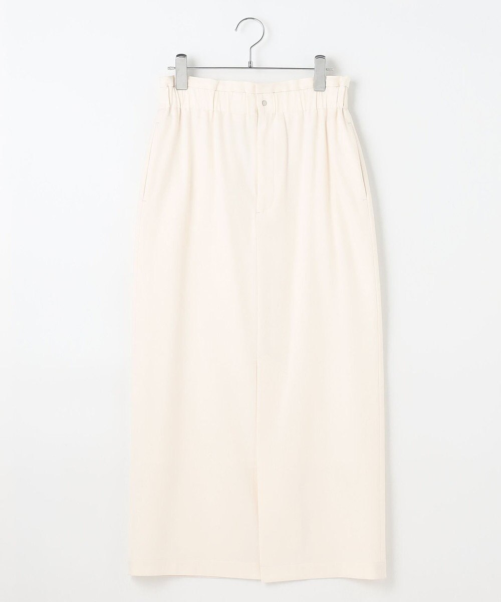 #Newans 【洗濯機可能/ウエストゴム】ロングナロースカート 