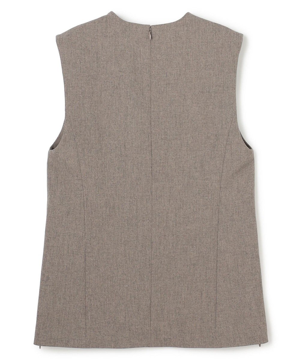 uncrave ウォッシャブルウールライクツイル ジレ 