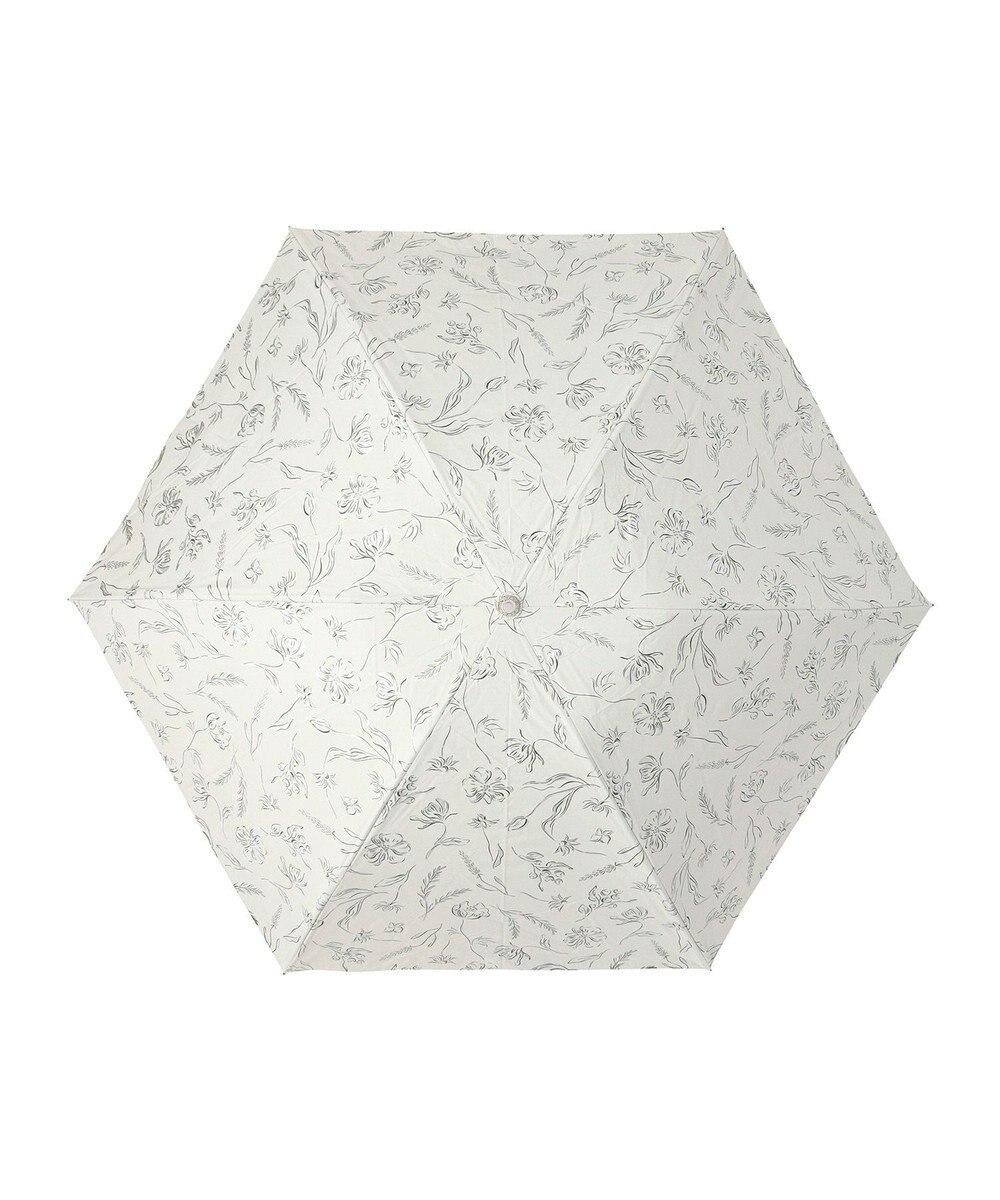 MOONBAT Fuwacool(フワクール) フワクールホワイト 晴雨兼用日傘 折りたたみ傘 シャイニープランツ 軽量 一級遮光／遮熱／UV 