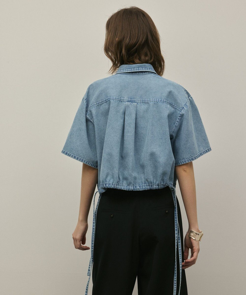 GRACE CONTINENTAL ハーフスリーブデニムシャツ 