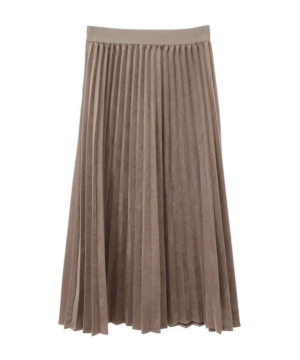 Green Parks マシュマロスエードプリーツスカート 