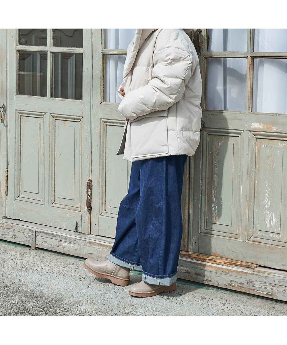 ing <ing>【WEB限定】ボリュームソールラウンドショートブーツ 