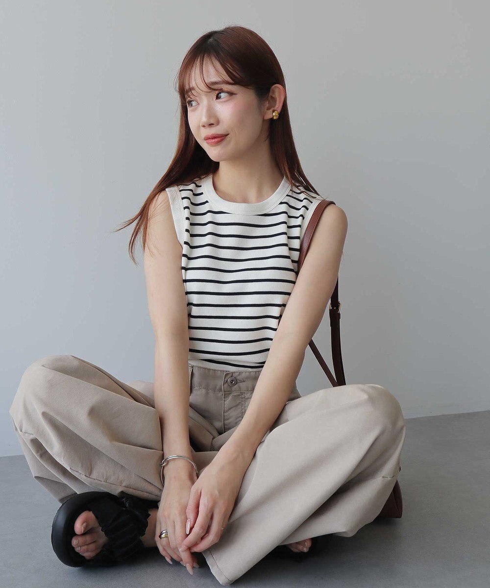 earth music&ecology 【WEB限定】リブタンクトップ 