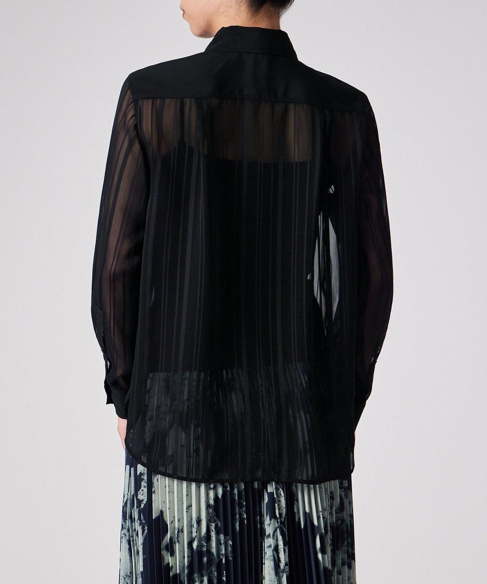 Paul Smith シアー ストライプ ブラウス 