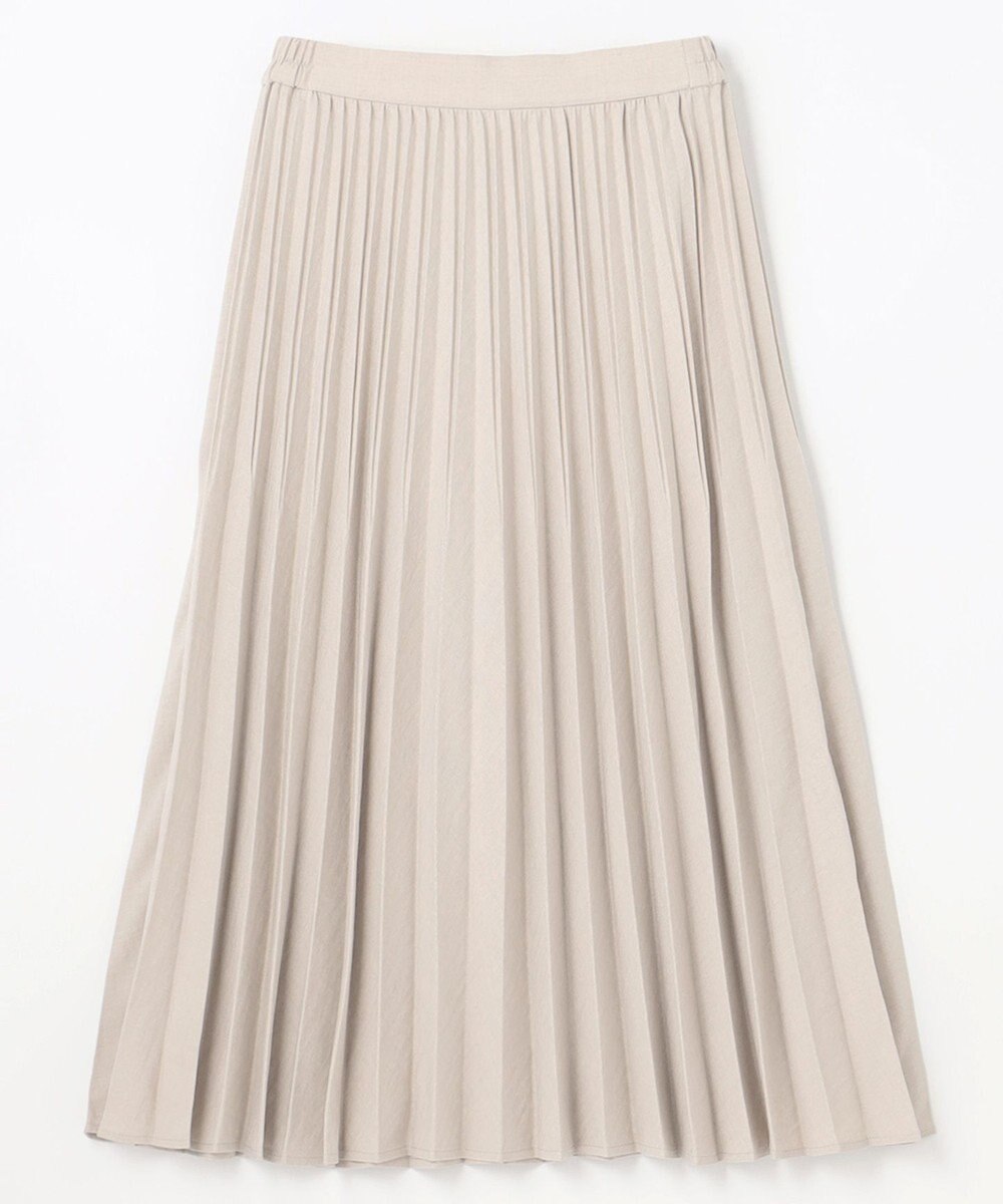 ANY 【ウエストゴム】リネンライクエアーヴィンテージ プリーツスカート 