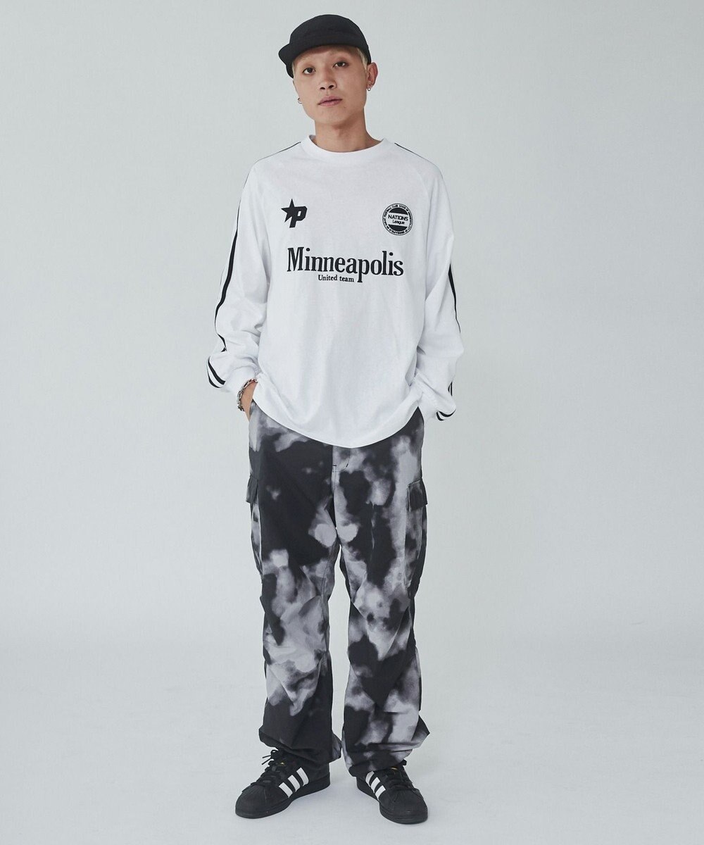 WEGO 【ユニセックス着用ITEM】ラインゲームロゴT（LS） 