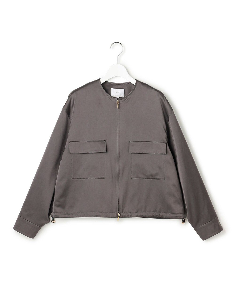 23区 【GOLD LABEL】コンパクトコットン ワークポケット ブルゾン 