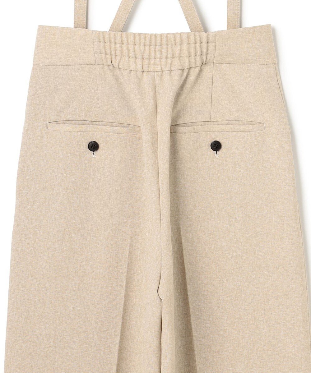 uncrave ウォッシャブルドライサップ ワイドパンツ（サスペンダー付き） 