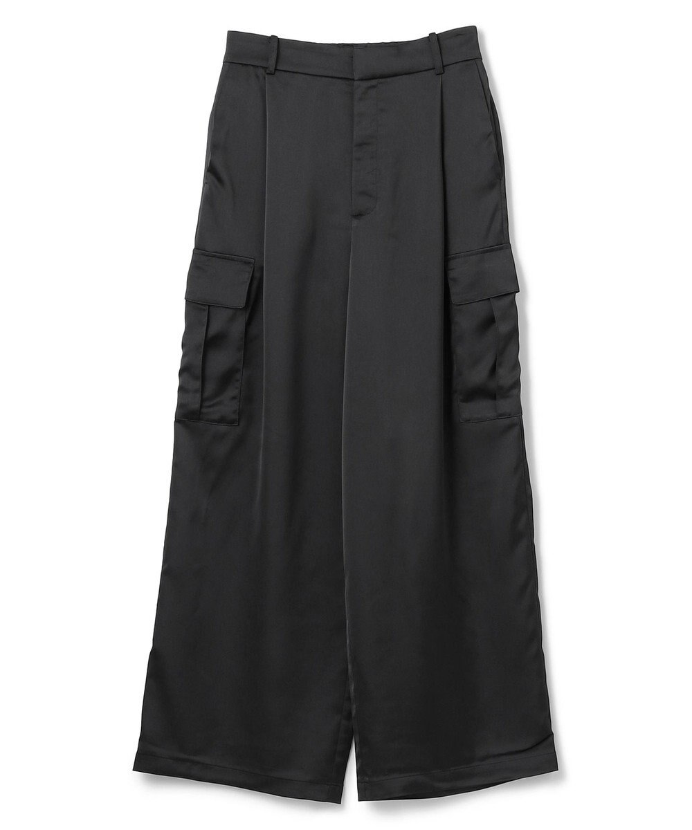 UNFILO L サテン カーゴパンツ 