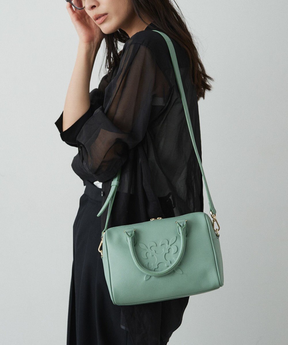 russet 《composition》レザー2WAYミニボストンバッグ(CE-1684) 