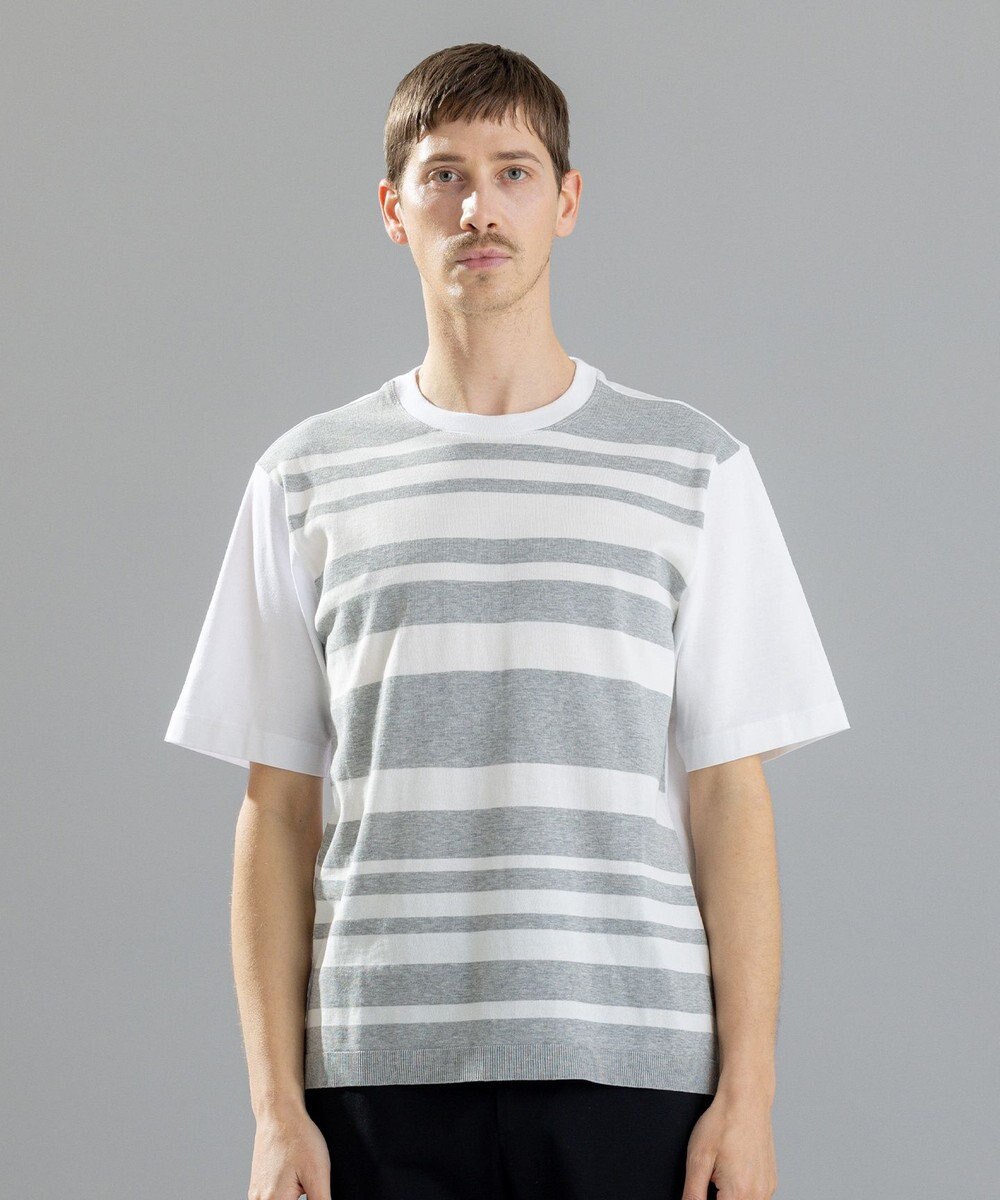 JOSEPH HOMME ブライトボーダーブロック　Tシャツ 
